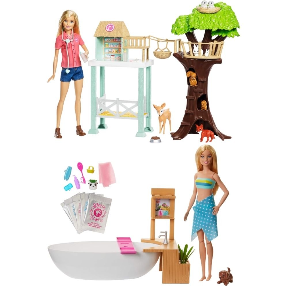 Barbie animal rescuer doll deals & playset