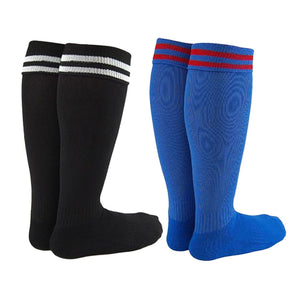 Lian LifeStyle Exceptional Girl's 2 Pair's Knee High Sports Socks for Soccer, Softball, Baseball, and Many Other Sports XL002 Size M, Random