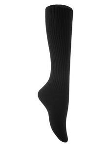 Lian LifeStyle Women's 2 Pairs Exceptional, Non-Slip, Cozy and Cool Knee High Wool Socks LWFS05 Size 6-9 (Black)1pc9