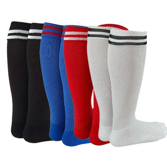 Lian LifeStyle Exceptional Girl's 4 Pair Knee High Sports Socks for Soccer, Baseball, and Many Other Sports XL002 Size L, Random Color