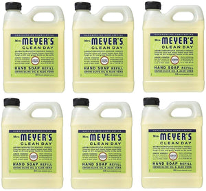 Earth Friendly, Mrs. Meyers Liquid Hand Soap Refill 33 Oz Lemon Verbena Scent - Pack of 6