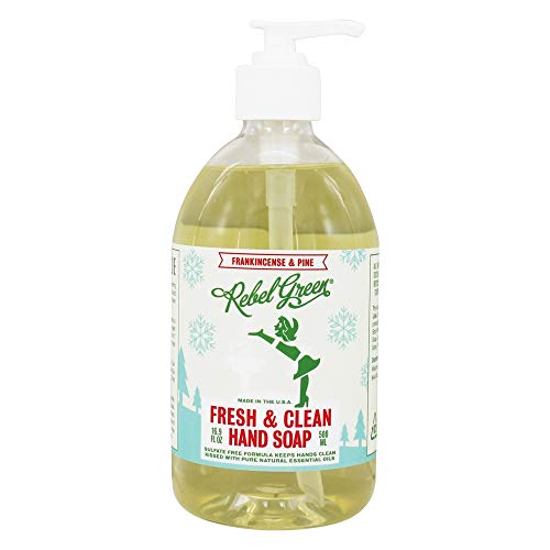 Rebel Green - Fresh & Clean Hand Soap Frankincense & Pine - 16.9 fl. oz.