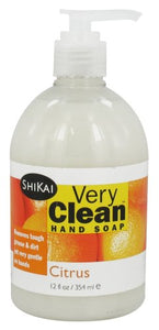 ShiKai Very Clean Hand Soap, Citrus Scent, 12 Ounce