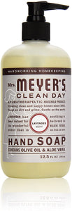 Mrs. Meyer's Clean Day Liquid Hand Soap, Lavender, 12.5 Fl Oz (Pack of 1)