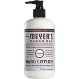 Mrs. Meyers Clean Day Hand Lotion, 1 Pack Lavender, 1 Pack Geranium, 1 Pack Oat Blosom, 12 OZ each