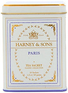 HARNEY & SONS, TEA, PARIS TIN, Pack of 4, Size 20 CT - No Artificial Ingredients