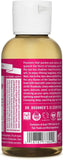 Pure Castile Liquid Soap, Rose, Made with Organic Oil, For Face, Body, Hair, Laundry, Pets and Dishes, Concentrated, Vegan, Non-GMO, Pack of 5, 2 Fl OZ Per Pack