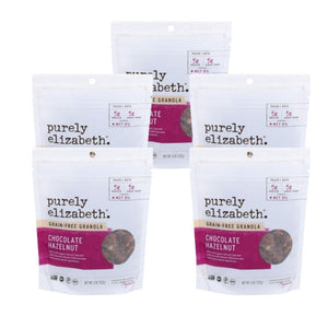Purely Elizabeth, Granola MCT Chocolate Hazelnut, 12 Ounce-5-Packs