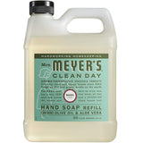 Mrs. Meyers Clean Day Liquid Hand Soap Refill, 1 Pack Lemon Verbena, 1 Pack Basil, 1 Pack Lavender, 33 OZ each