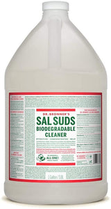 Sal Suds Biodegradable Cleaner - All-Purpose Cleaner, Pine Cleaner for Floors, Laundry and Dishes, Concentrated, Cuts Grease and Dirt, Powerful Cleaner, Gentle on Skin - Pack of 6