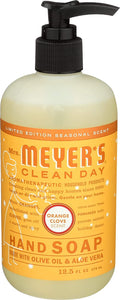 Mrs. Meyer's Clean Day, Hand Soap, Orange Clove Scent, 12.5 Fl Oz