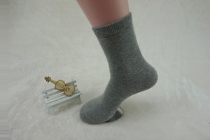Lian Style Men's 6 Pairs Extra Thick Socks Diamond Size 9-11(Gray)